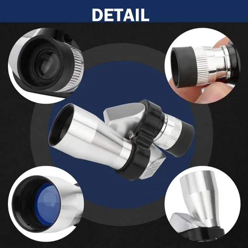 Vista 5 de Rongon Telescopio monocular de bolsillo de 0.315X 0.787 in, lupa monocular