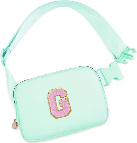 Vista 112 de Bolsa de cinturón para niñas y mujeres, bolsas cruzadas, riñonera, riñonera personalizada, Negro, Small