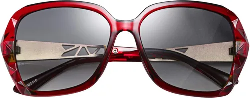 Vista 63 de FEISEDY - gafas de sol polarizadas para mujer, marco compuesto brillante B2289