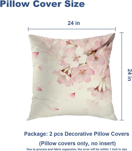 Vista 225 de Batmerry Autumn Pumpkin Templeton Throw Pillow Covers, Green Leaves Paths Forests Decorative Pillow Covers Digital Printing Blended for Couch Sofa