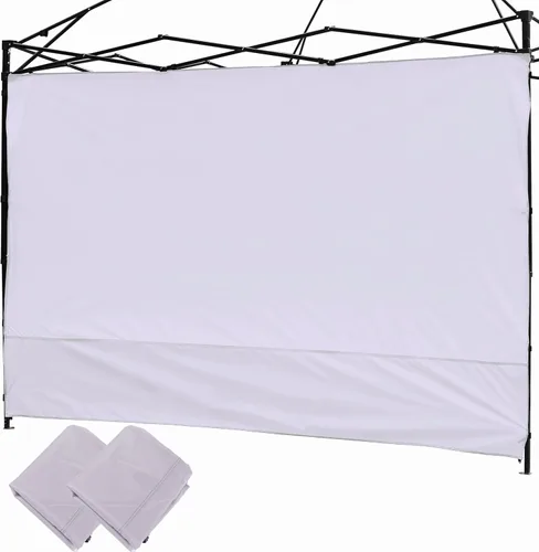 Vista 18 de Canopy Sunwall - Tienda de campaña para kioscos de pared lateral de 10 x 10