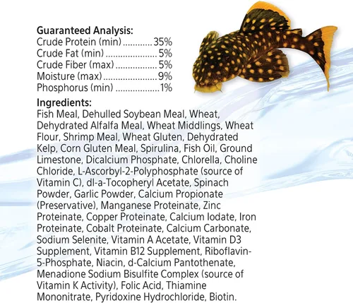 Vista 4 de Aqueon Pastillas de Algas 3 Onzas Floating fish food for surface feeding, guppy fish food with vitamins and minerals, won't cloud water