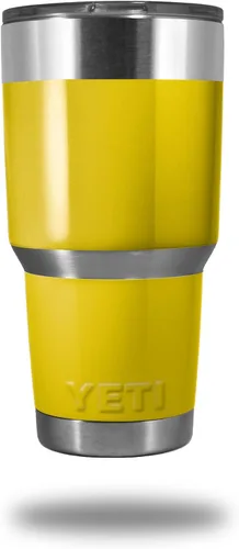 Vista 10 de Calcomanía de piel para vaso Yeti Rambler de 30 onzas, colección Sólidos, naranja quemado (vaso no incluido)