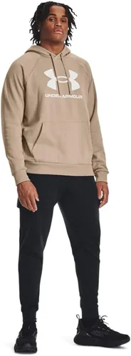 Vista 3 de Under Armour Rival - Sudadera con capucha para hombre, de vellón y con logotipo