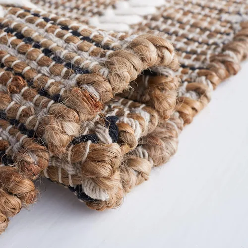 Vista 5 de SAFAVIEH Natural Fiber Collection - Alfombra de pasillo de 2 pies 3 pulgadas x 9 pies, natural y marfil, diseño de yute de tejido plano, ideal