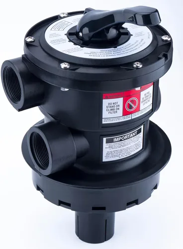 Vista 3 de SP0714T Válvula multipuerto de montaje superior compatible con Hayward Variflo S166T, S180T, S210T, S244T All ProSeries y VL Series Filtro de arena