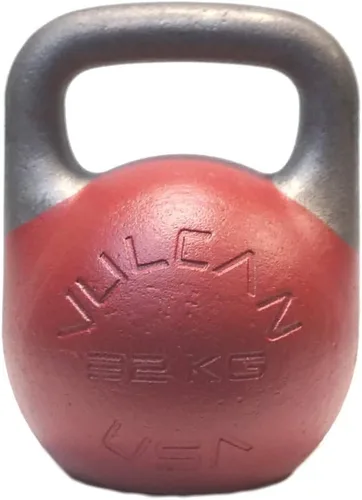 Vista 9 de Vulcan Competition Kettlebell – Ergonomic Steel Design with 35mm Wide Grip Handle Ideal for Strength Training and Workouts Suitable for All Hand