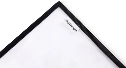Vista 4 de Bolsas organizadoras Augbunny de PVC transparente, resistentes al agua, multiuso, con cierre, paquete de 6, Negro S
