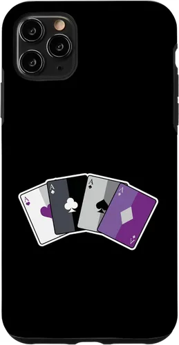 Vista 11 de Funda para iPhone 14 Asexual Ace Pride Flag
