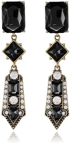 Vista 3 de Cizoe (aa) - Juego de accesorios de estilo Gatsby de la década de 1920, para mujer, diadema de estilo flapper, tocado, collar, guantes