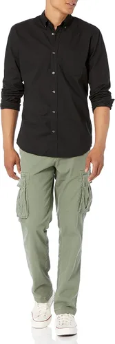Vista 4 de GAP Men's Slim Stretch Poplin Long Sleeve Shirt