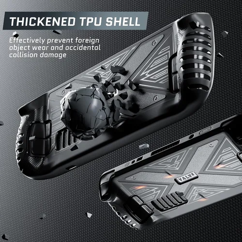 Vista 5 de RHOTALL Funda protectora de TPU duradera compatible con cubierta de vapor, accesorios de protección completa para cubierta de vapor con diseño