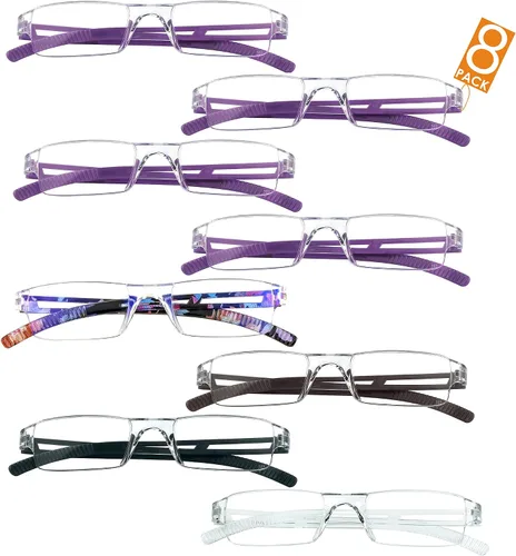 Vista 20 de LifeArt Lentes de bloqueo de luz azul, antifatiga ocular, anteojos de lectura para computadora, anteojos de juegos, gafas de TV para mujeres