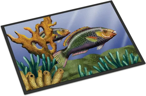 Vista 20 de Caroline's Treasures PTW2009MAT - Felpudo de calabaza y hojas de otoño, 18 x 27 pulgadas, tapete para puerta delantera, interior y exterior