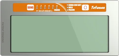 Vista 6 de Tefuawe Lente de soldadura automática dorada de 2x4 1/4, clasificación TIG de 2 amperios, sombra variable con múltiples ajustes, para Stick Mig Tig