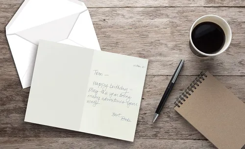 Vista 6 de Better Office Products Tarjetas de feliz cumpleaños, paquete de 100, 4 x 6 pulgadas, 4 diseños de cubierta, interior en blanco, con sobres, elegante