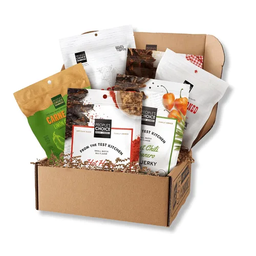 Vista 10 de People's Choice - Paquete variado de cecina, regalo de bocadillos con alto contenido de proteínas, juego de 12 piezas