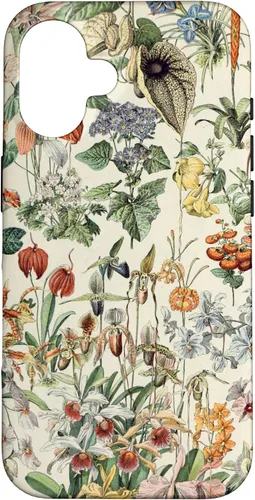 Vista 31 de Cute Flowers Vintage Botanical Flower Illustration Case for iPhone 17