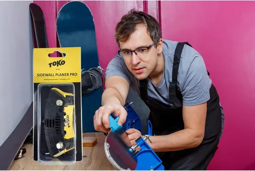 Vista 9 de TOKO Sidewall Planer Pro - Herramienta profesional de corte lateral de esquí para esquí de precisión y snowboard, ajuste de bordes, extracción