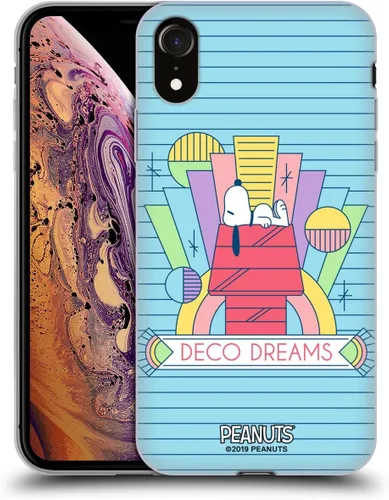 Vista 50 de Head Case Designs Snoopy Deco Dreams - Funda de gel suave con licencia oficial de Peanuts Blue Pattern compatible con Apple iPhone 7 Plus/iPhone 8
