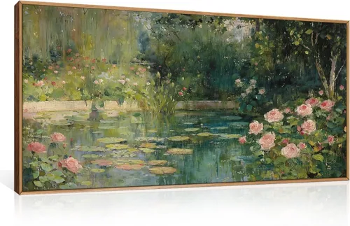 Vista 113 de FWIEXA Juego de Arte de Lienzo Bohemio Enmarcado para Pared, Cuadros Botánicos Verde Salvia Decoración de Pared, Impresiones de Arte de Plantas