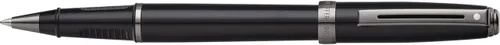 Vista 5 de Sheaffer Prelude - Bolígrafo de laca de ónix negro con tapa de paladio perseguido y ribete chapado en oro de 22 quilates