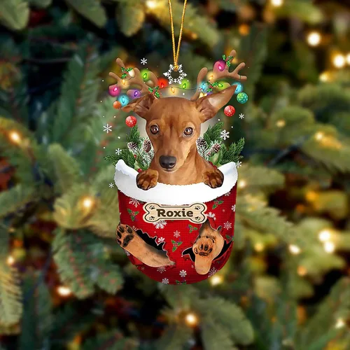 Vista 43 de LOVELYPOD Adorno Personalizado de Perro Affenpinscher, Adornos de Navidad Affenpinscher Regalo para Amante de Perros, Adorno de Navidad Colgante