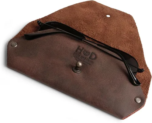 Vista 2 de Hide & Drink, Sunglasses Sleeve Case Protector, Eyewear Pouch, Great for Outdoors & Traveling, Full Grain Leather, Handmade