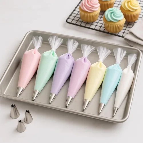 Vista 6 de Mrs. Anderson's Baking Bolsas desechables para repostería, sin BPA, caja dispensadora de fácil acceso, 100