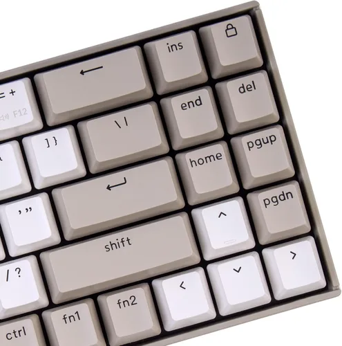 Vista 6 de Keychron K14 Teclado mecánico inalámbrico Bluetooth 51 con interruptor Keychron marrónbatería recargable teclado compacto de 72 teclas compatible