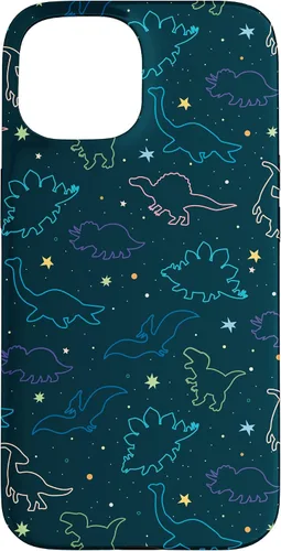 Vista 6 de Funda con diseño de dinosaurio de color lindo para iPhone 17