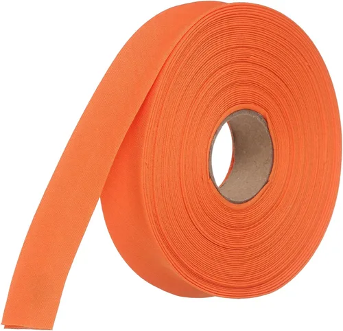 Vista 101 de MECCANIXITY Cinta al bies de doble pliegue de 1 pulgada, cinta al bies de poliéster continua a granel para coser, costura, acolchado, dobladillo