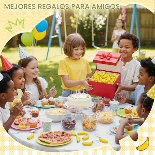 Vista 6 de Jexine - Paquete de 20 llaveros de plátano elásticos para aliviar el estrés