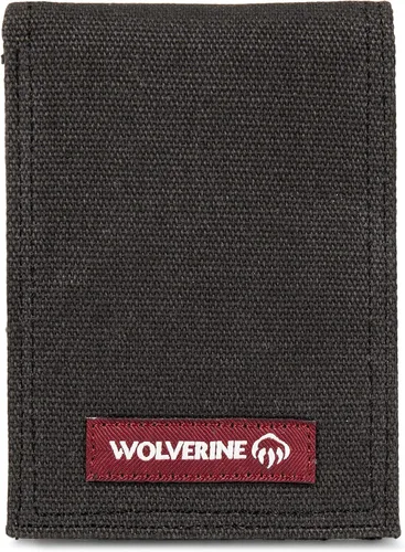 Vista 18 de WOLVERINE Men's Slim Wallet Money Clip RFID Protection ID Window Leather Canvas
