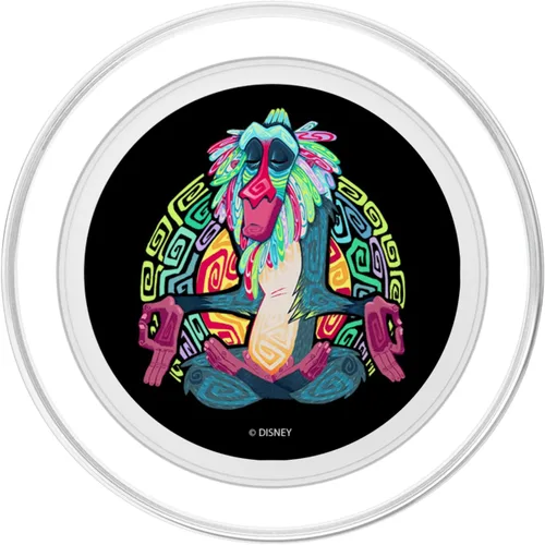 Vista 2 de Disney PopSockets MagSafe PopGrip de The Lion King Meditating Rafiki Retrato para iPhone