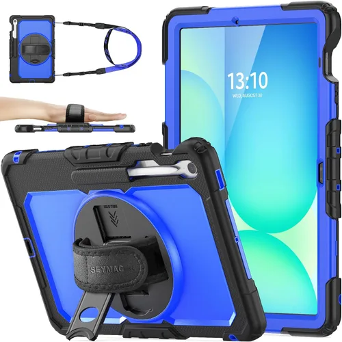 Vista 29 de SEYMAC stock Funda para Samsung Galaxy Tab S10 Lite / S10 FE / S9 FE 5G / S9 Funda para Tableta 10.9''/ 11'' Protectora con Protector de Pantalla