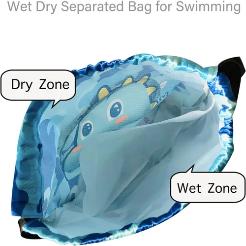Vista 5 de Bolsa de natación para nadadores, mochila de playa, bolsas de yoga, impermeable, mochila deportiva, mochila de gimnasio, bolsa de baile, c14, Anime