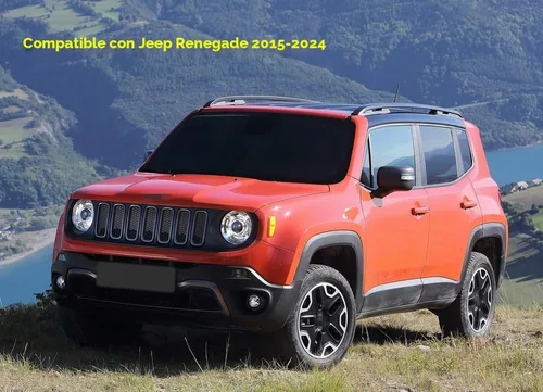 Vista 2 de Defensas de barro para coche, aletas compatibles con Jeep Renegade 2015-2024 16 17 18 19 20 21 22 23