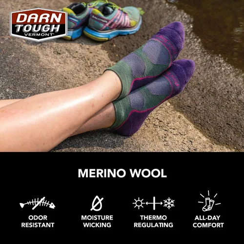 Vista 6 de Darn Tough Estilo 1986 - Calcetines ligeros para mujer no se muestran con cojín para caminata