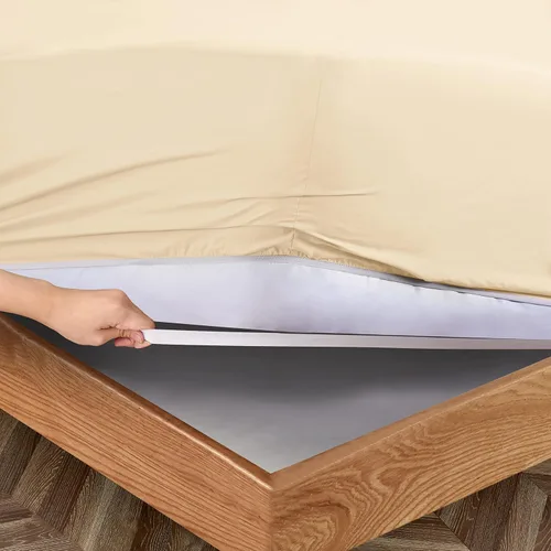 Vista 123 de Manyshofu Juego de sábanas de tamaño individual con bolsillos extra profundos, sábanas y fundas de almohada de 1800 hilos de lujo para hotel, juego