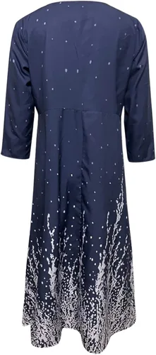 Vista 4 de UODSVP Ropa de otoño para mujer, estilo casual, de moda, con cuello en V, manga media, con botones, sueltos