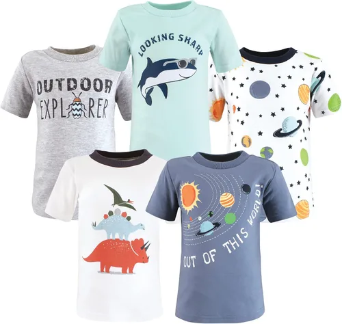 Vista 9 de Hudson Baby - Camisetas de manga corta para bebé unisex Animal Adventure