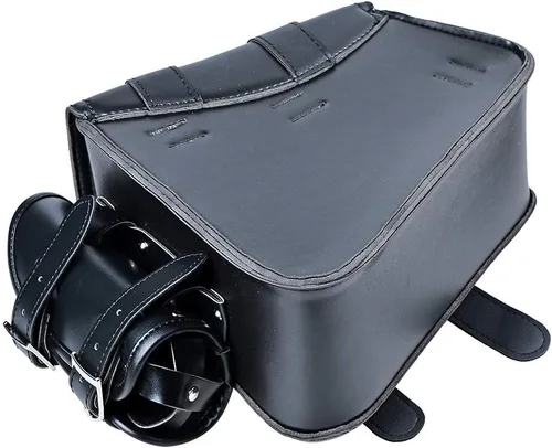 Vista 5 de Bolsa de equipaje para asiento monoplaza + correas de montaje para Harley Sportster XL883 XL1200