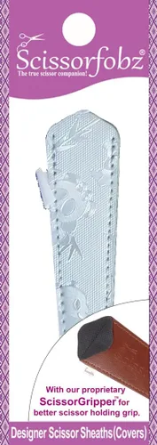 Vista 49 de Fundas protectoras para tijeras de diseño, para pequeñas tijeras de bordado, color verde mar, #SS-7