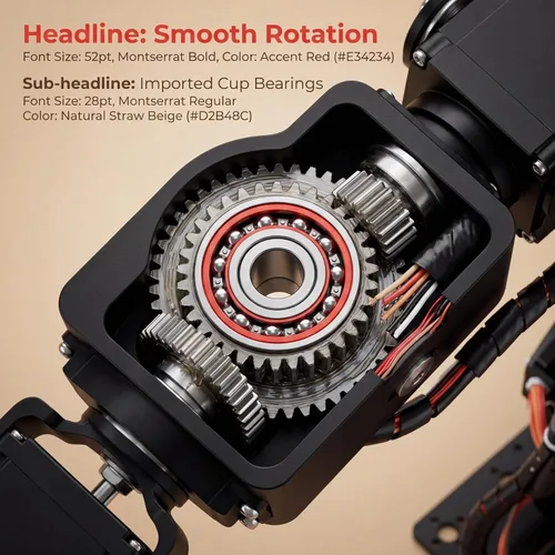 Vista 3 de Brazo mecánico, brazo de robot 6DOF, Kit de pinza de brazo mecánico programable de metal completo, robot manipulador de escritorio