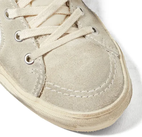 Vista 3 de Golden Goose Zapatillas Slide Double Quarter para mujer, PlataBlancoMármol