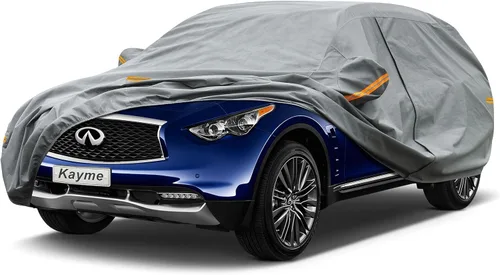 Vista 94 de Kayme Funda de Coche de Servicio Pesado Impermeable para Todo Tipo de Clima, Ajuste Personalizado para Tesla Model S, Cubierta Exterior Completa