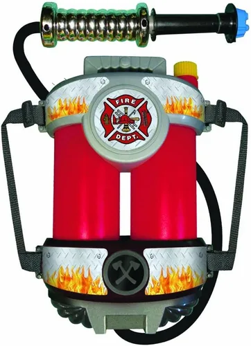 Vista 2 de Aeromax súper manguera de incendios de gran potencia con mochila, talla única , Rojo/negro