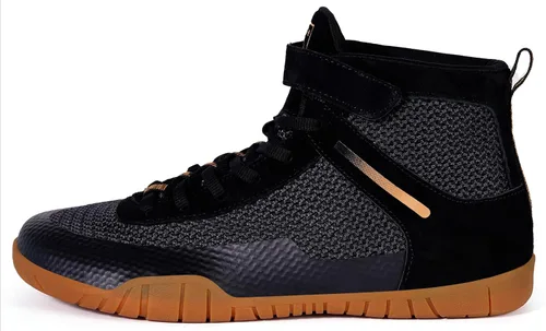 Vista 2 de Zapatos de lucha libre para hombre, zapatos de boxeo, zapatillas de fitness con suela de gota cero