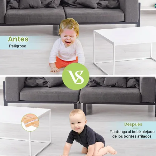 Vista 7 de BabySafe Tira Protectora de Bordes: Protectores de Esquinas de Mesa para Muebles de Bebé y Chimenea, 3.3 pies (1m)